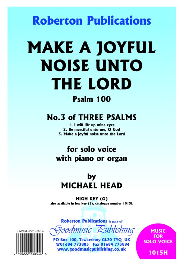 Make A Joyful Noise Psalm100 (high) image