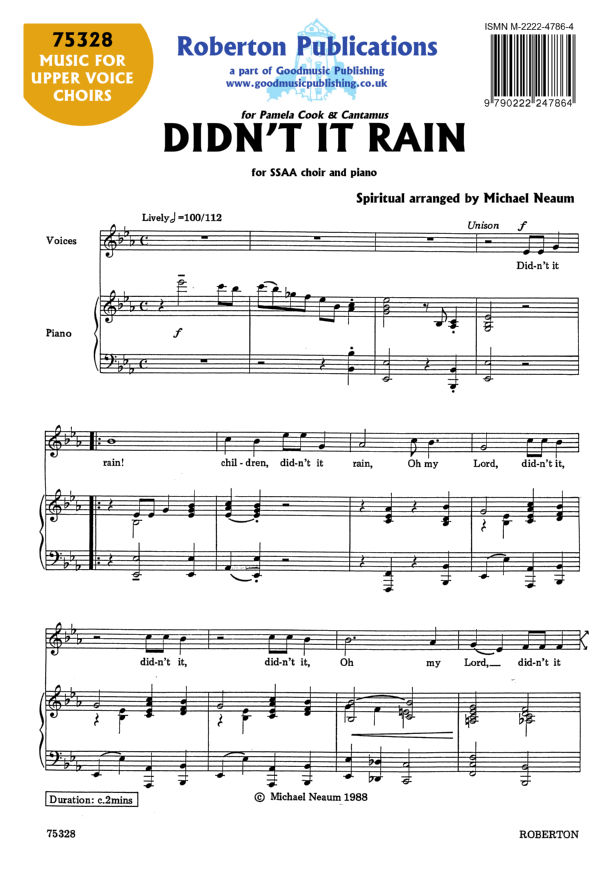 Didn't It Rain image