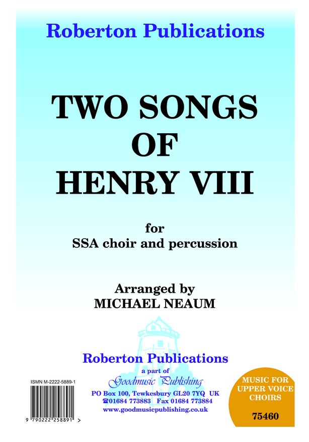 Two Songs of Henry VIII image