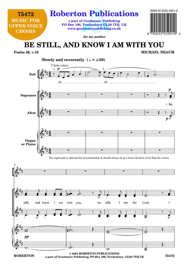 Be Still and Know I Am With You image