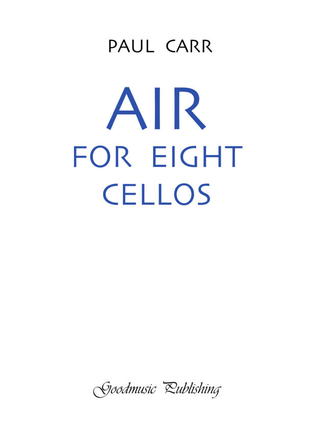 Air for Eight Cellos image