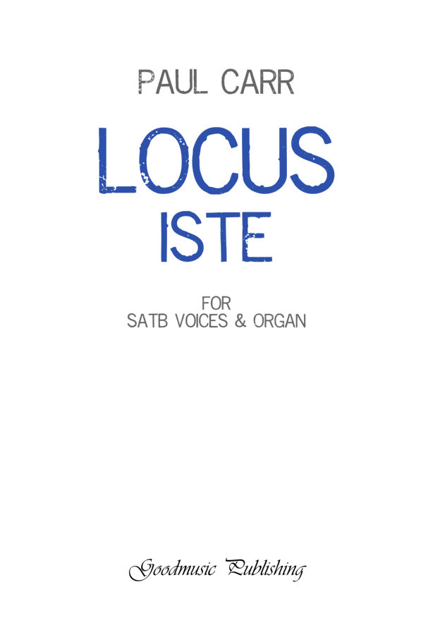 Locus Iste (with Organ) image
