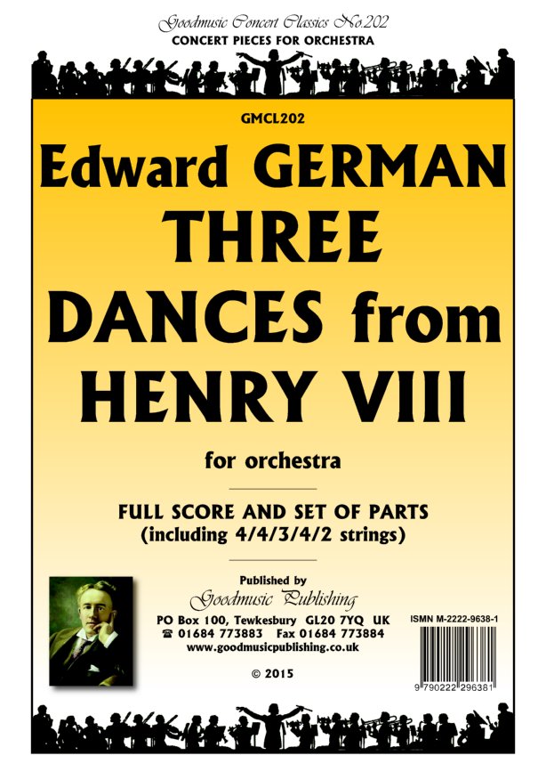 Three Dances from Henry VIII  Score image